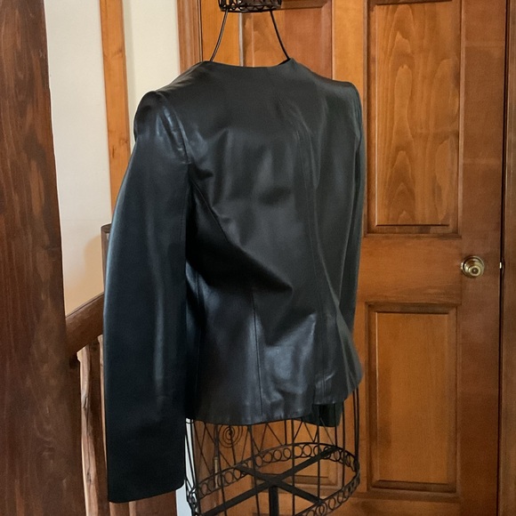 Armani black lamb leather jacket, 6 - Picture 5 of 10